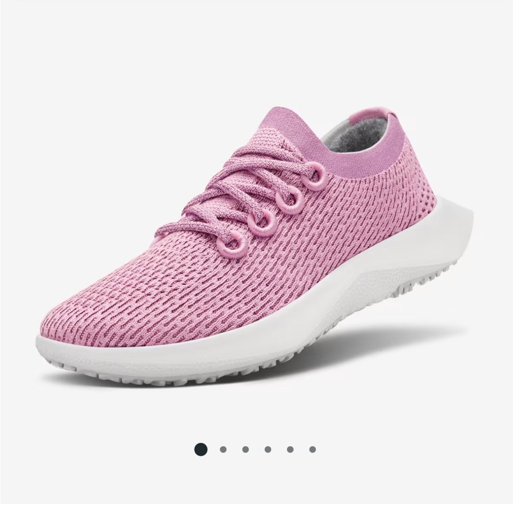 All birds Tree Dasher 2 in Buoyant Pink. Size 6.5.